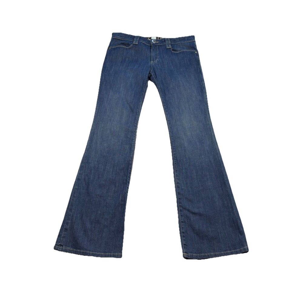 Mynk Hauteur Bootcut Jeans Womens 30x33 Denim Dark Blue